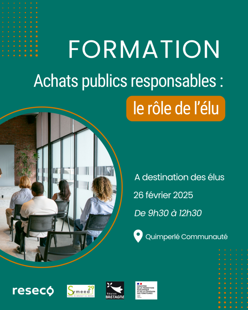 Formation élus Achats publics responsables